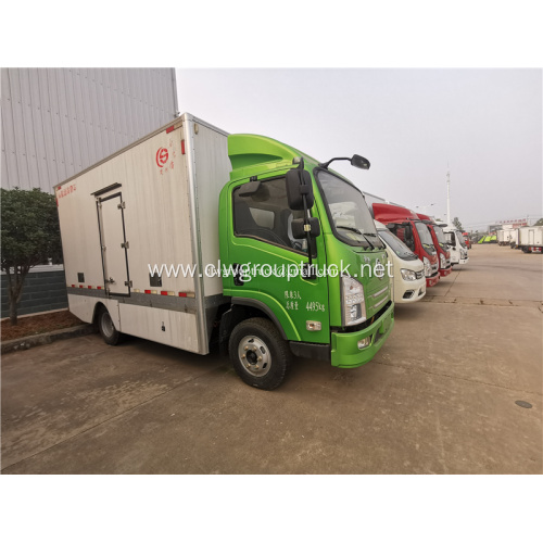 Electric Frozen Chicken Meat Delivery Reefer Van